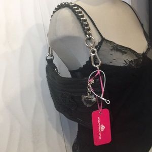 FORNARINA Katrin Small Hand Bag w/ Flower Design